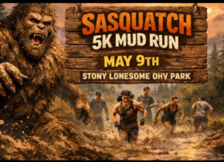 Sasquatch 5K Mud Run this Saturday at Stony Lonesome