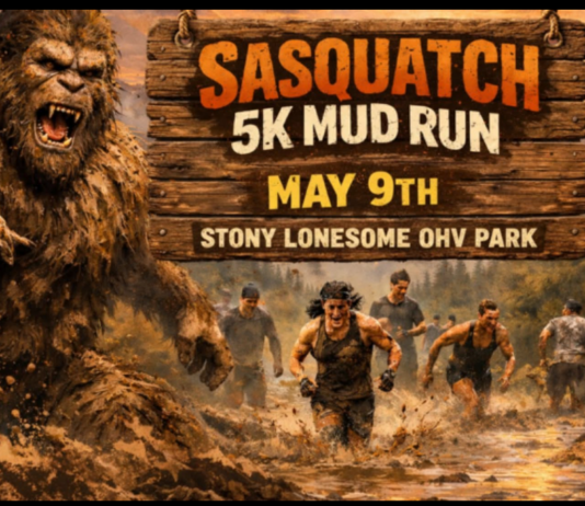 Sasquatch 5K Mud Run this Saturday at Stony Lonesome