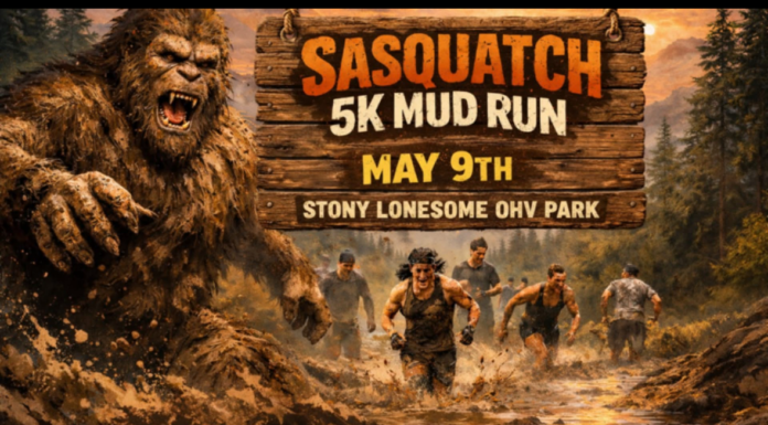 Sasquatch 5K Mud Run this Saturday at Stony Lonesome