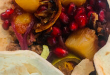 Recipe: Pineapple Pomegranate Chicken Tacos