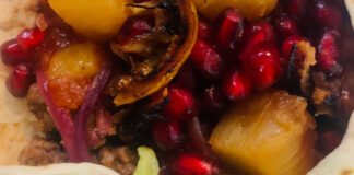 Recipe: Pineapple Pomegranate Chicken Tacos