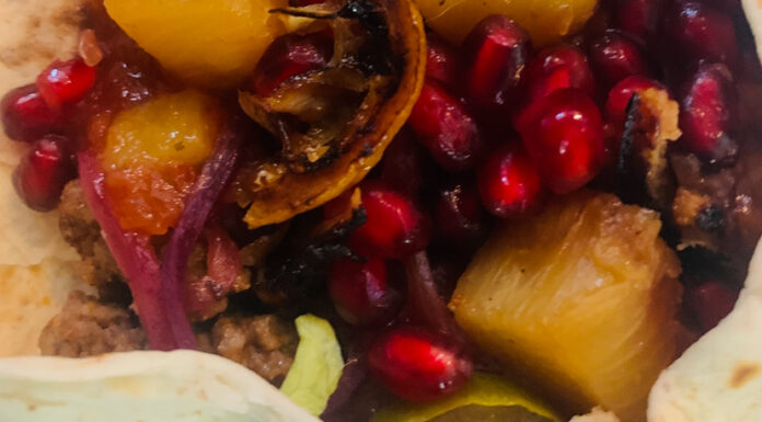 Recipe: Pineapple Pomegranate Chicken Tacos