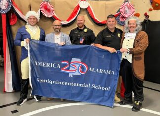 CPD celebrates America 250 at Cullman City Primary School