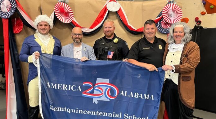 CPD celebrates America 250 at Cullman City Primary School