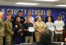 Cullman County Schools holds Military Signing Day