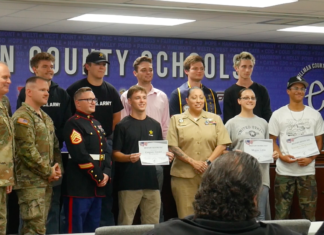 Cullman County Schools holds Military Signing Day
