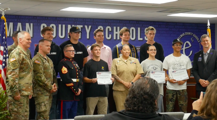 Cullman County Schools holds Military Signing Day