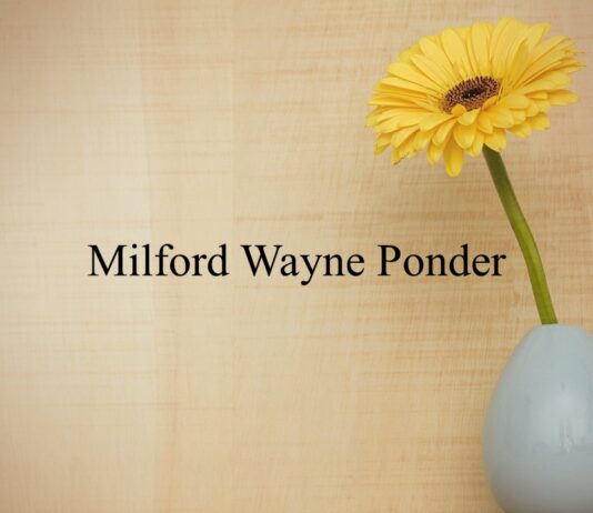Obituary: Milford Wayne Ponder