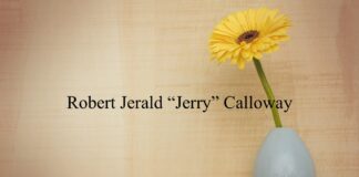 Obituary: Robert Jerald “Jerry” Calloway