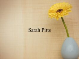 Obituary: Sarah Pitts
