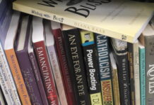 Explore used book sales at the downtown library