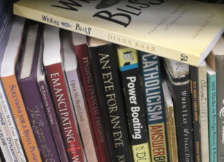 Explore used book sales at the downtown library