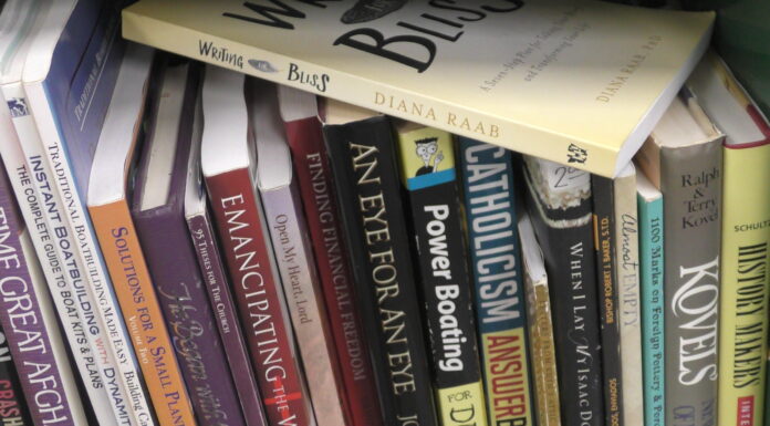 Explore used book sales at the downtown library