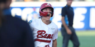 Alabama opens play at the Women’s College World Series with 6-3 win over UCLA