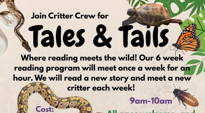 Tales & Tails reading program runs June 10-July 15
