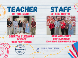 Cleghorn, McCluskey named May CCBOE/AmFirst Employees of the Month