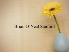 Obituary: Brian O’Neal Sanford
