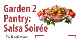 Alabama Extension to host Garden 2 Pantry: Salsa Soiree workshop on June 16 – take home a jar of salsa!Â