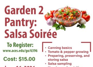 Alabama Extension to host Garden 2 Pantry: Salsa Soiree workshop on June 16 – take home a jar of salsa!
