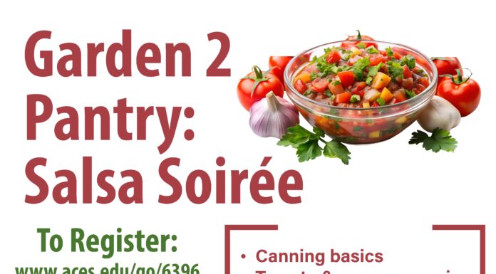Alabama Extension to host Garden 2 Pantry: Salsa Soiree workshop on June 16 – take home a jar of salsa!
