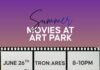 Summer Movies at Art Park returns June 26, July 24Â