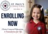 St. Paul’s Lutheran School opens enrollment for 2026-2027 school yearÂ