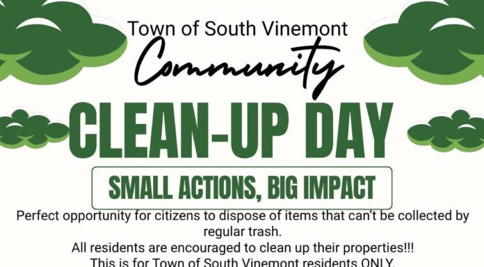 South Vinemont Community Clean-Up Day set for June 11-13
