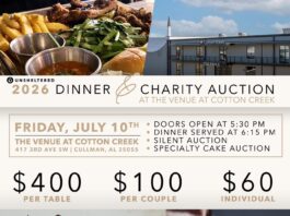 Unsheltered Dinner & Charity Auction set for July 10 at Cotton Creek