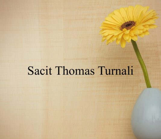 Obituary: Sacit Thomas Turnali