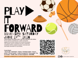 Cullman Sports Cooperative hosting ‘Play it Forward’ drive June 27