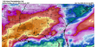 Very Heavy Rainfall Rest Of Week