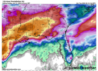 Very Heavy Rainfall Rest Of Week