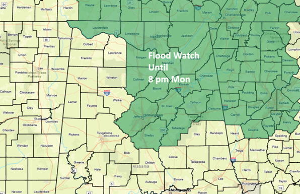 Heavy Rainfall And Possible Flooding Today