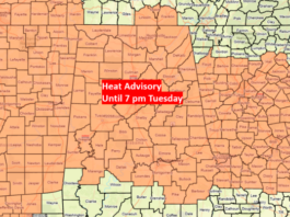 Heat Advisory for Most of State Through At Least Tuesday