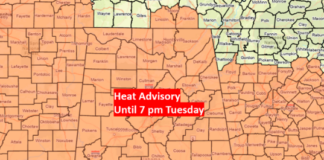 Heat Advisory for Most of State Through At Least Tuesday