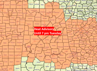 Heat Advisory for Most of State Through At Least Tuesday
