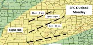 Severe Storms Possible this Afternoon into Early Tuesday