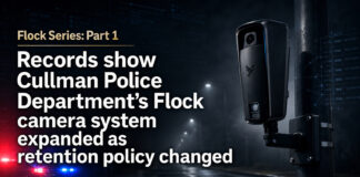 Records show Cullman Police Department’s Flock camera system expanded as retention policy changedÂ