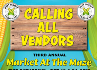 West Blount 2026 Market at the Maze accepting vendor applications
