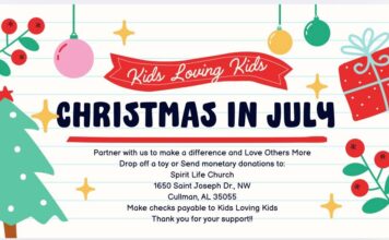 Kids Loving Kids accepting ‘Christmas in July’ donations