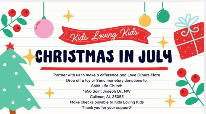 Kids Loving Kids accepting ‘Christmas in July’ donations