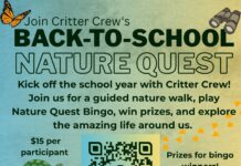Critter Crew Back-to-School Nature Quest happening Aug. 1Â