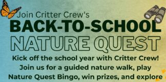 Critter Crew Back-to-School Nature Quest happening Aug. 1Â