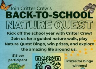Critter Crew Back-to-School Nature Quest happening Aug. 1