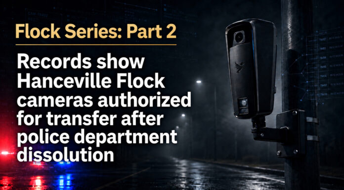 Records show Hanceville Flock cameras authorized for transfer after police department dissolution