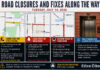 Road Closures and Service Notice Tuesday, July 14