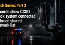 Records show CCSO Flock system connected to broad shared-network listÂ