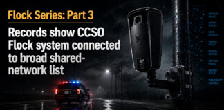 Records show CCSO Flock system connected to broad shared-network list