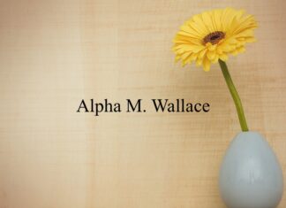 Obituary: Alpha M. Wallace