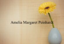 Obituary: Amelia Margaret Peinhardt